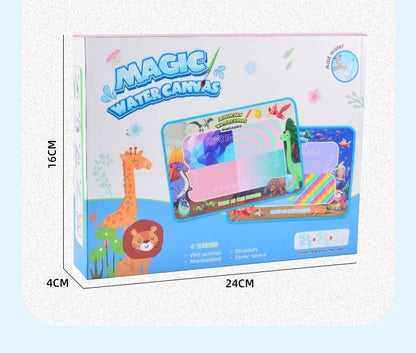 Water Doodle Mat Kids Painting Writing Color Doodle Drawing Mat Toy Bring Magic Pens Educational Toys for Girl Boy Toddler Gift