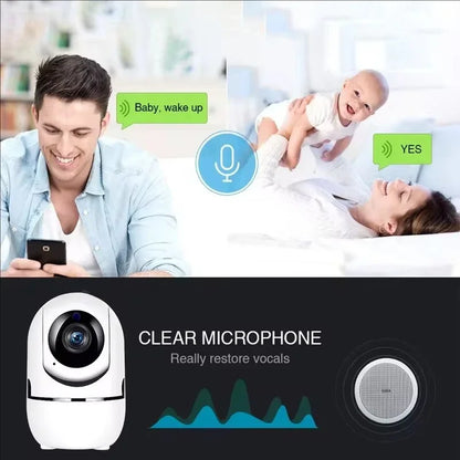 Smart WiFi IP Camera | 1080P Full HD | Auto Tracking | Night Vision | Baby & Home Security