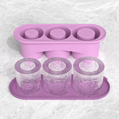 Cylinder Ice Cube Tray for Stanley Cup – Silicone Mold with Lid & Stanley Accessories