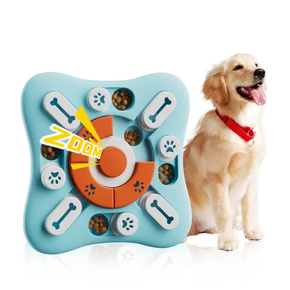 Interactive Dog Slow Feeder Toy – IQ-Boosting Puzzle for Puppies & Dogs