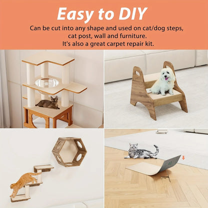 Cat Scratching Mat – Self-Adhesive Furniture Protector for Healthy Claws (30x100CM)