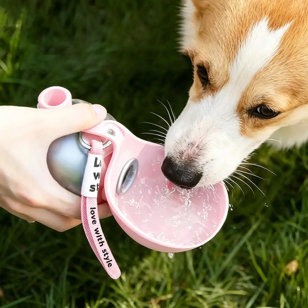 Foldable Pet Water Bottle – Portable Dog & Cat Drinking Bottle for Outdoor Adventures