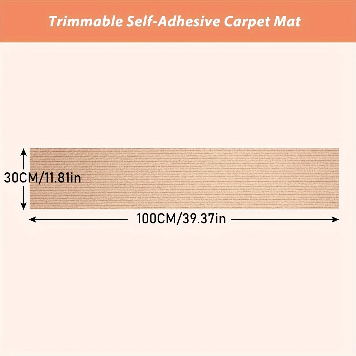 Cat Scratching Mat – Self-Adhesive Furniture Protector for Healthy Claws (30x100CM)