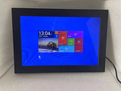 10 Inch Digital Photo Frame | 1280x800 HD IPS | 1080P Video | Music | Calendar | Remote Control