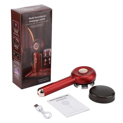 Electric Vibration Scalp Massager & Hair Growth Comb