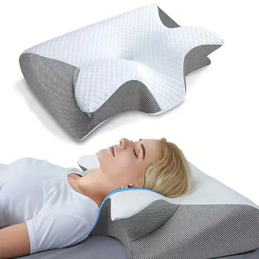 Ergonomic Memory Foam Cervical Neck Pillow