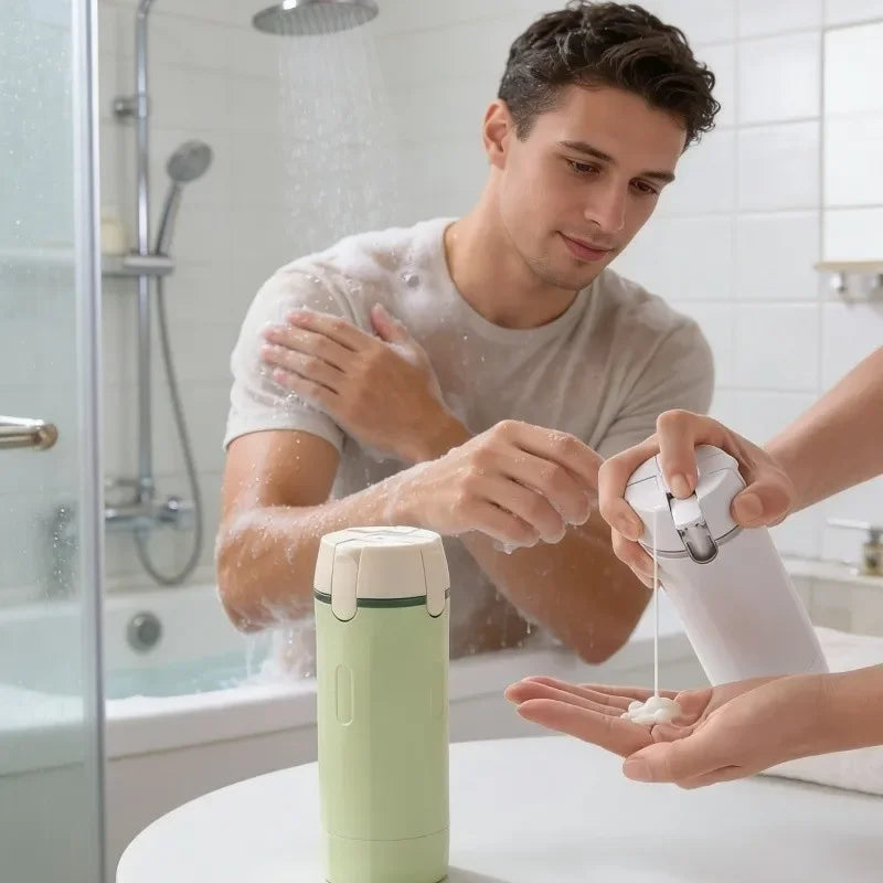 4-in-1 Travel Toiletry Bottles Set | Leak-Proof Refillable Containers