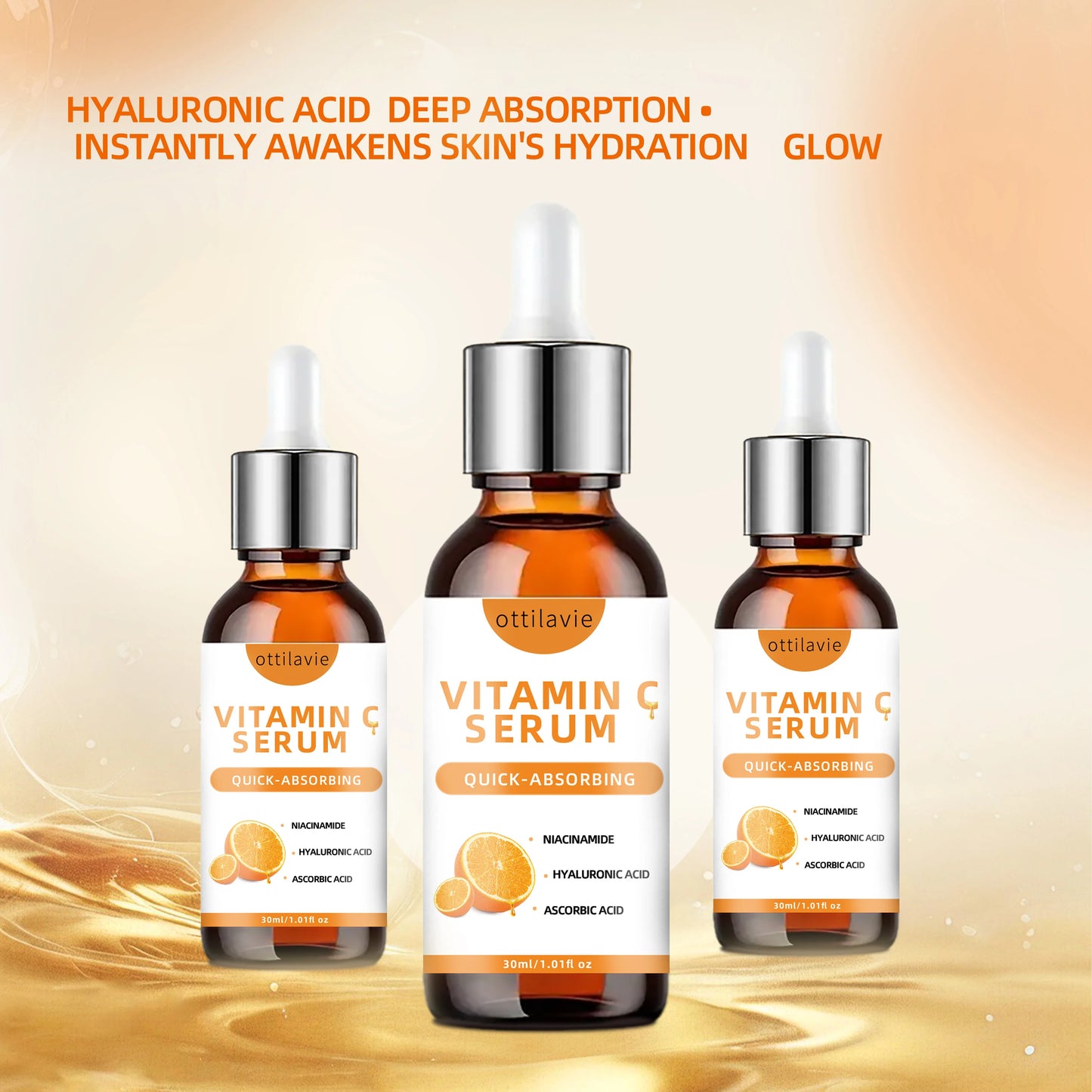 Vitamin C Brightening Serum with Hyaluronic Acid