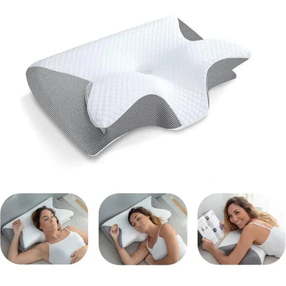 Ergonomic Memory Foam Cervical Neck Pillow