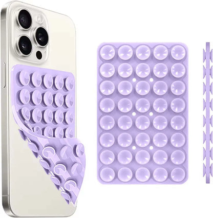Silicone Suction Cup Phone Mount – Double-Sided Hands-Free Grip | Selfie & Video Holder | iPhone & Android