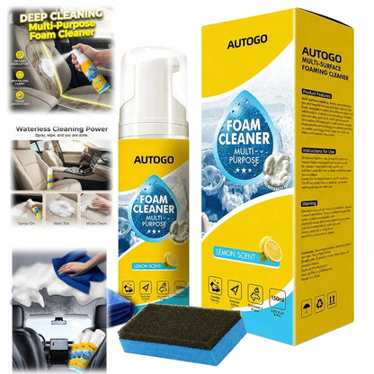 4-in-1 Multi-Enzyme Foam Cleaner — All-Purpose No-Rinse Deep Clean Spray
