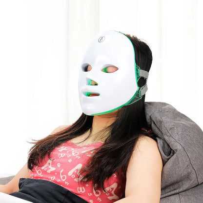 7-Color LED Photon Therapy Face Mask