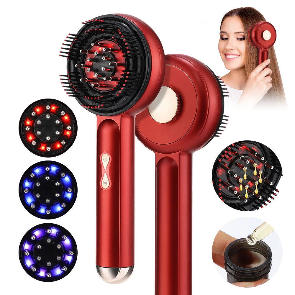 Electric Vibration Scalp Massager & Hair Growth Comb