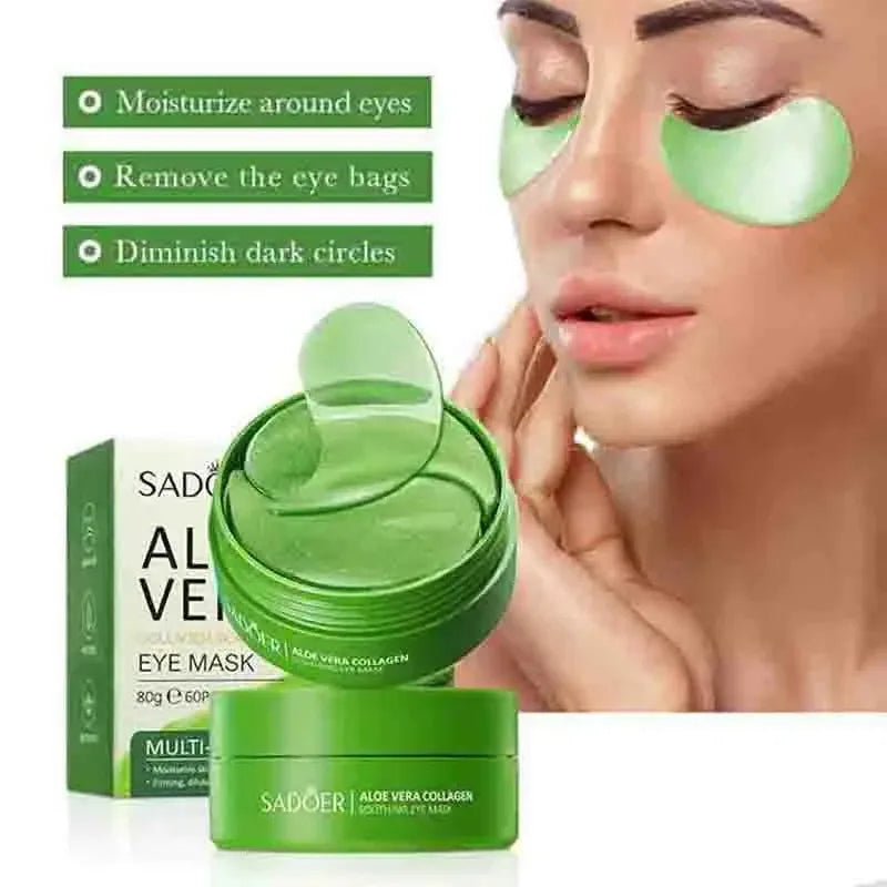 Aloe Vera & Collagen Eye Masks — 60 Pairs