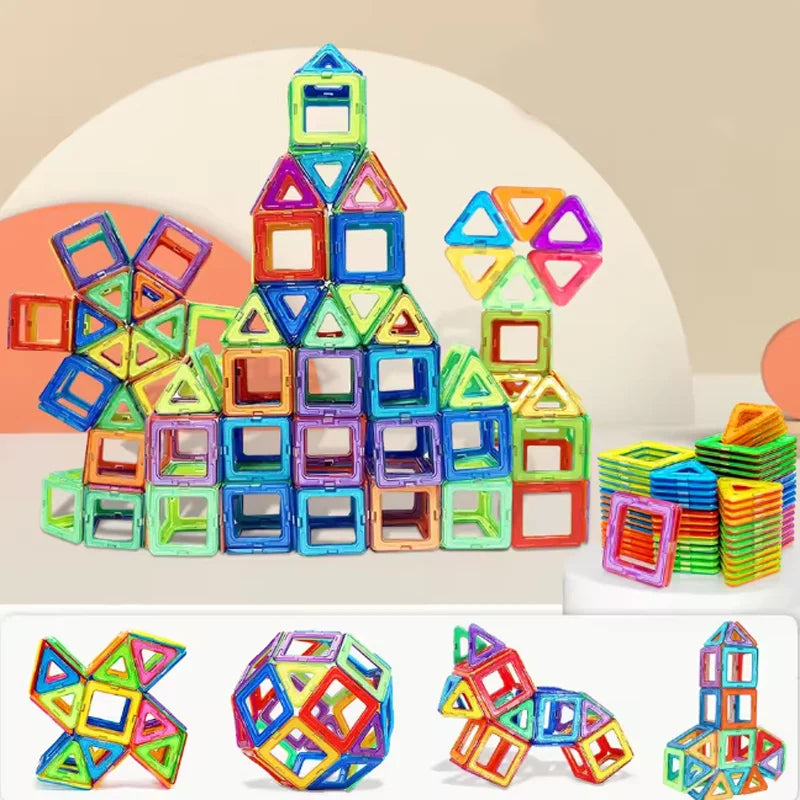Magnetic Building Blocks DIY Magnets Toys Medium Size STEM Toys Construction Toys Learning Educational Magnet Toys