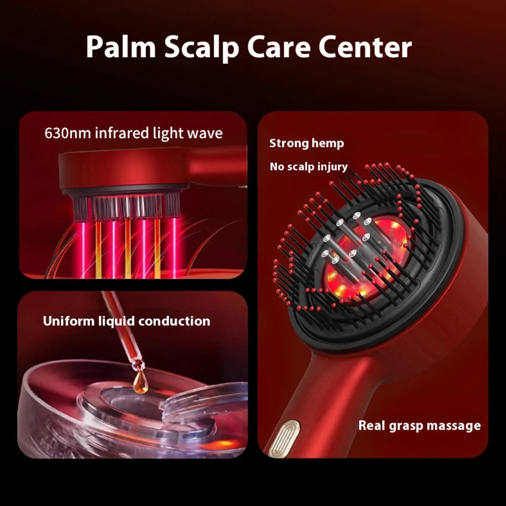 Electric Vibration Scalp Massager & Hair Growth Comb