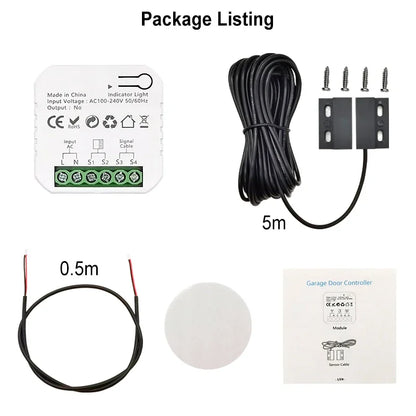 Smart WiFi Garage Door & Sliding Gate Controller | App Remote | Tuya Compatible