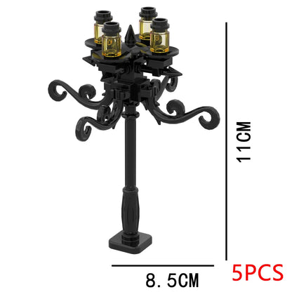 MOC City Series Scene Building Blocks Flower Shop Garden white poplar Men's restroom DIY Kids Toys Park Bench Street Lamp Toys