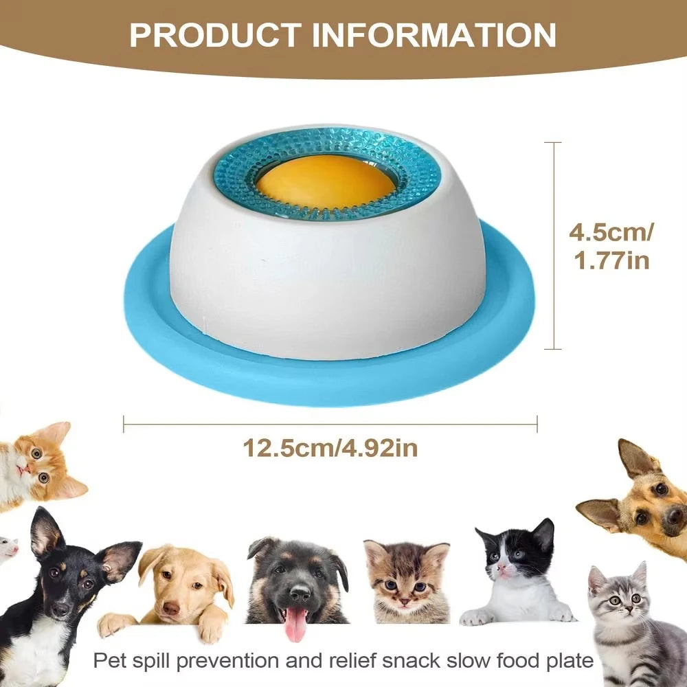 Pet Licking Bowl | Slow Feeder & Interactive Toy for Dogs and Cats