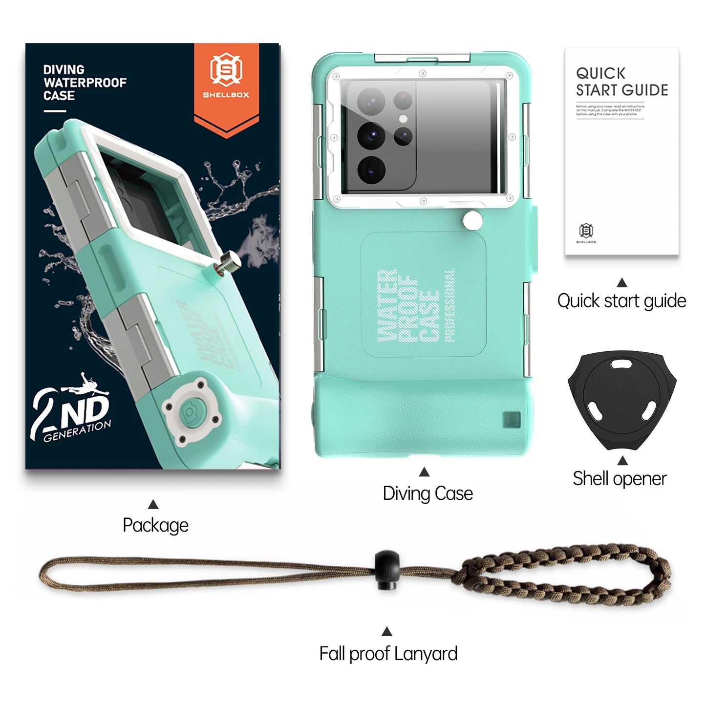 IP68 Waterproof Phone Case 15m/50ft – Universal 6.9" | Diving & Underwater Photography