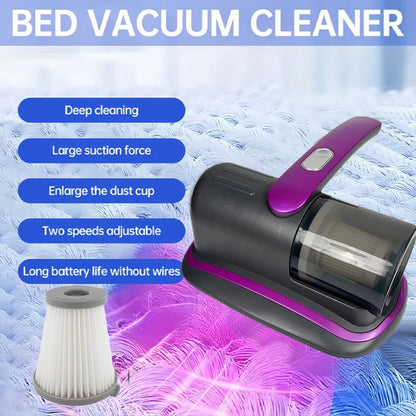 Wireless Handheld Vacuum Cleaner with UV-C Light & HEPA Filter
