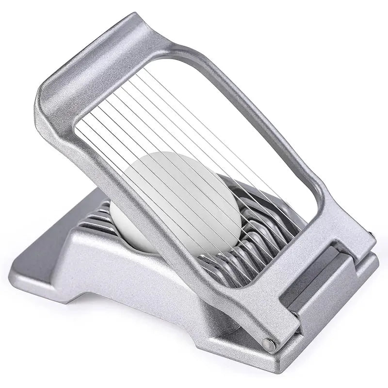 Heavy Duty Aluminium Egg Slicer — Multi-Use Fruit & Egg Dicer