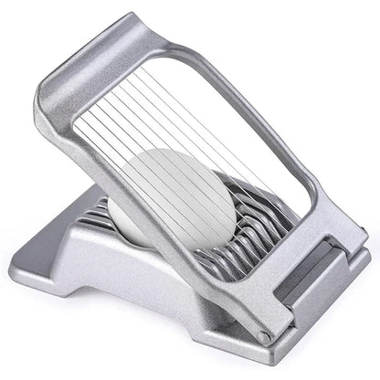 Heavy Duty Aluminium Egg Slicer — Multi-Use Fruit & Egg Dicer