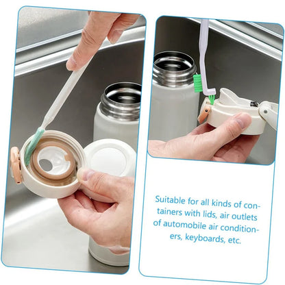 Household Cleaning Brush Set | Bottle, Straw, Window & Crevice Brushes