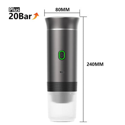 Portable Espresso Coffee Machine – Car, Home & Camping