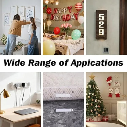 Heavy Duty Picture Hanging Strips | No Drill | Damage-Free | Waterproof Adhesive Hooks
