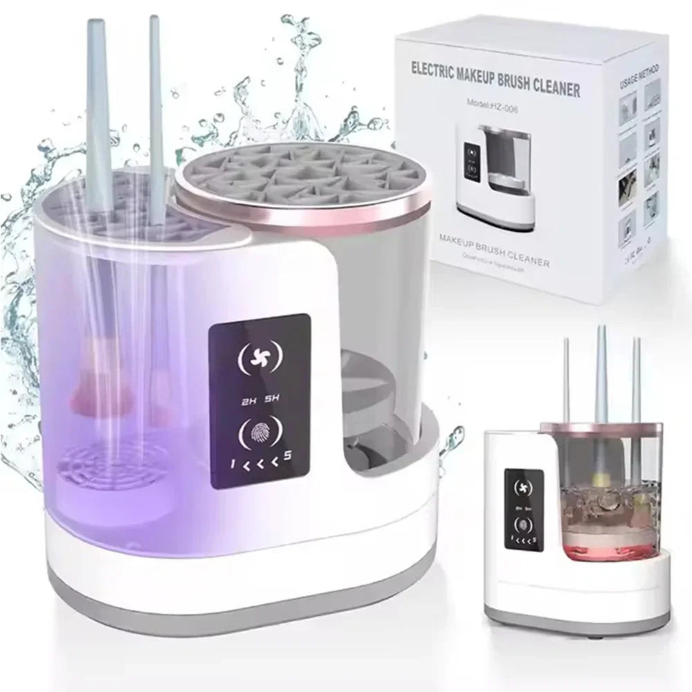 Professional Electric Makeup Brush Cleaner & Dryer Station | USB Plug