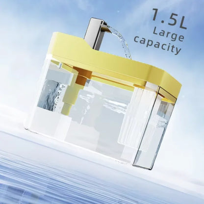 USB Cat Water Fountain with Auto Filter & Anti-Dry Pump