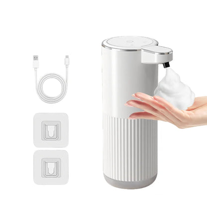 380ML Touchless Automatic Soap Dispenser – Foam & Gel, 4-Speed, IPX5 Waterproof