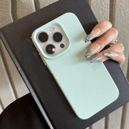 Leather-Style Soft TPU Phone Case – Shockproof & Anti-Scratch | iPhone 11 to 17 Pro Max, Air
