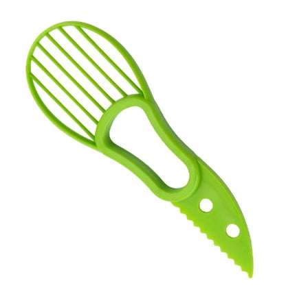 3-in-1 Avocado Slicer, Pitter & Peeler — Food-Grade Plastic Kitchen Tool