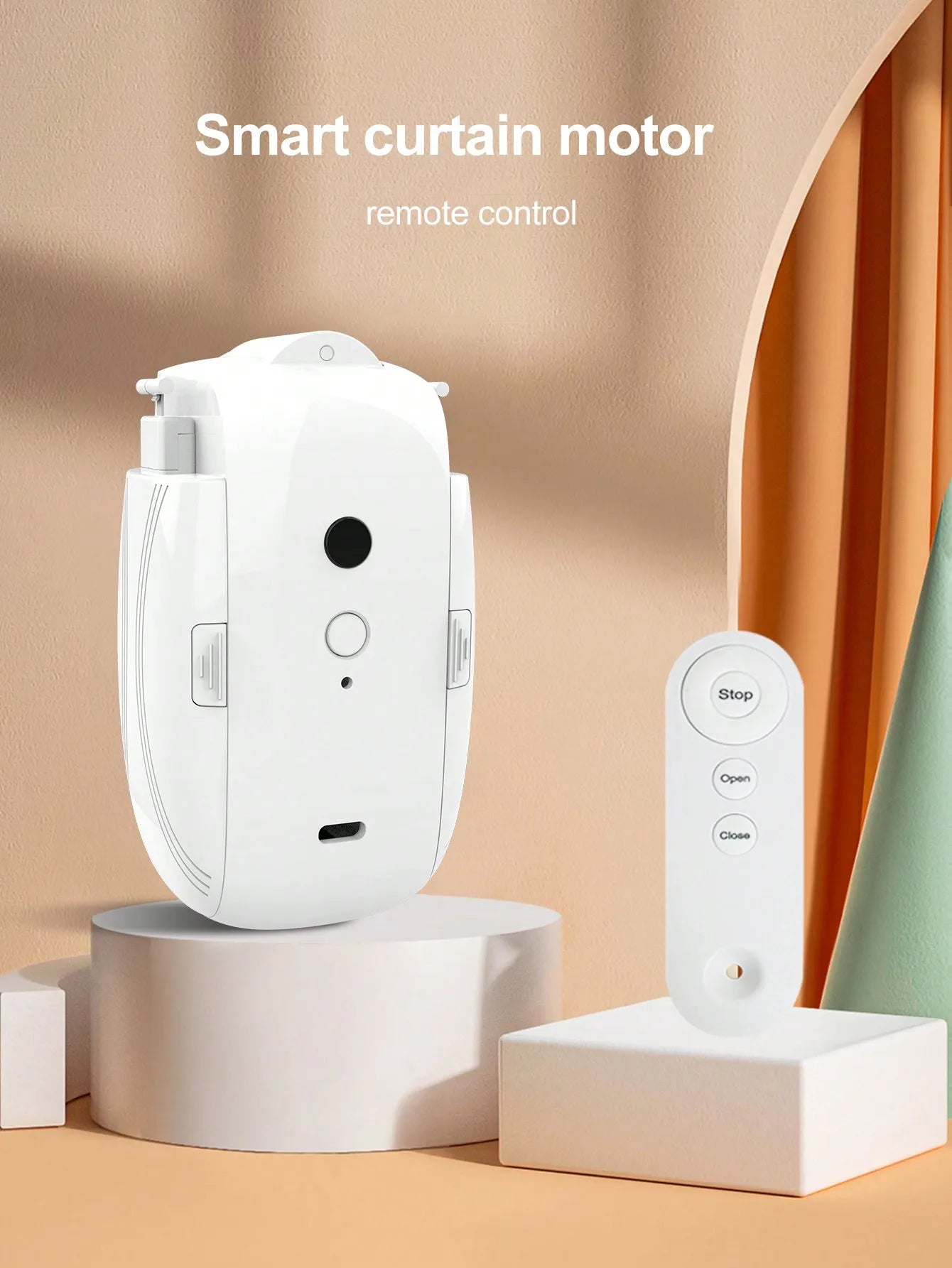 Smart Automatic Curtain Opener – Remote & App Controlled Motor