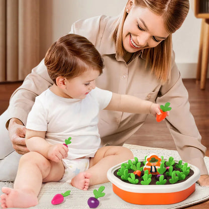 Kids Pull-Out Radish Toy | Color Recognition & Early Learning Game