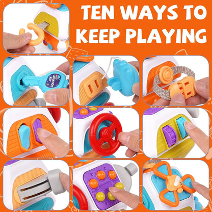 Montessori Sensory Busy Ball – Space-Themed Baby & Toddler Activity Toy