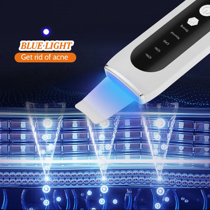 5-in-1 Ultrasonic Skin Scrubber & LED Facial Cleansing Device