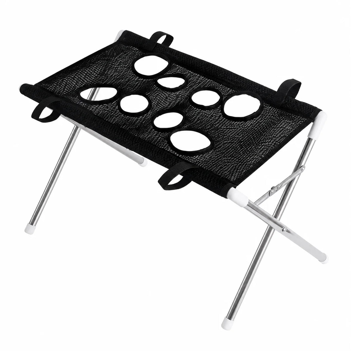 Foldable Pet Grooming Hammock Stand | Cat & Dog Bathing Rack with Quick-Dry Mesh