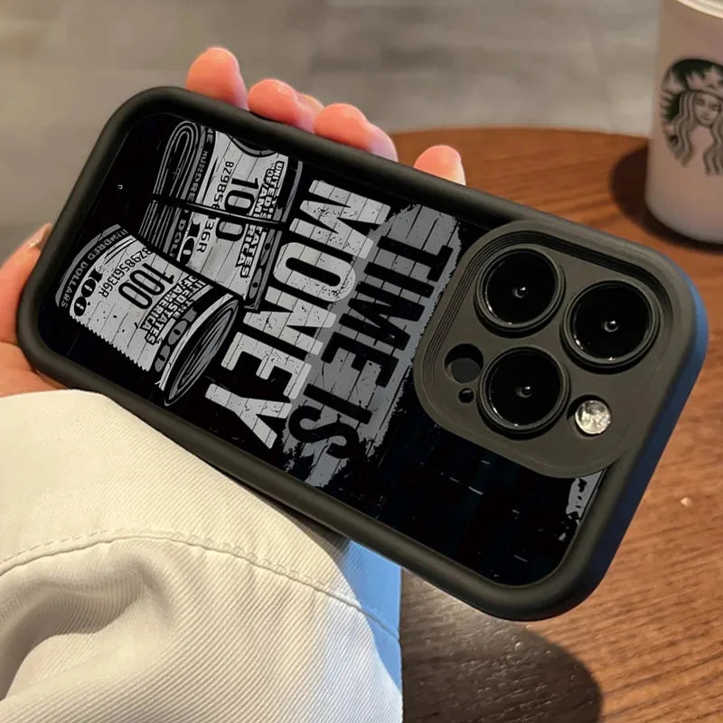 Time is Money Phone Case – Compatible with iPhone 17, 16, 15, 14, 13, 12, 11 Series