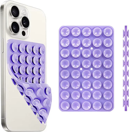 Silicone Suction Cup Phone Mount – Double-Sided Hands-Free Grip | Selfie & Video Holder | iPhone & Android