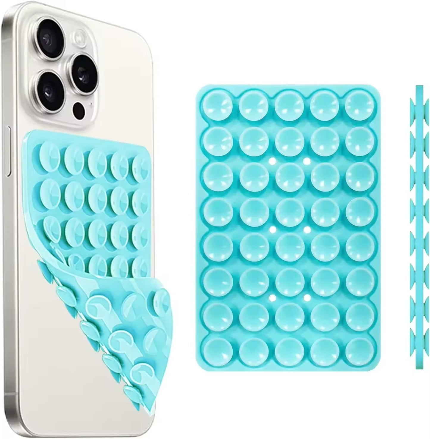 Silicone Suction Cup Phone Mount – Double-Sided Hands-Free Grip | Selfie & Video Holder | iPhone & Android