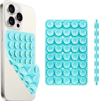 Silicone Suction Cup Phone Mount – Double-Sided Hands-Free Grip | Selfie & Video Holder | iPhone & Android
