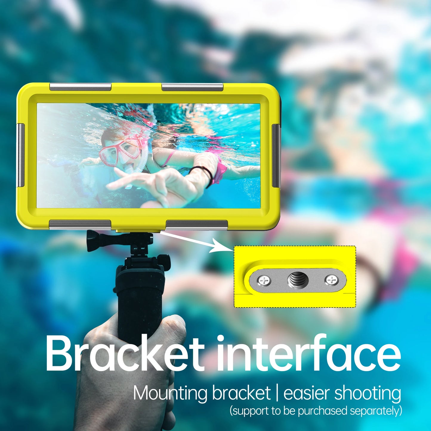 IP68 Waterproof Phone Case 15m/50ft – Universal 6.9" | Diving & Underwater Photography