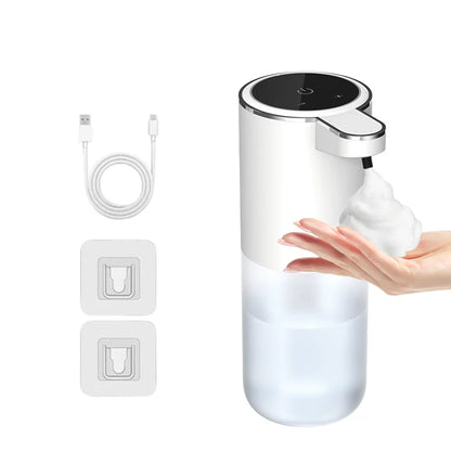 380ML Touchless Automatic Soap Dispenser – Foam & Gel, 4-Speed, IPX5 Waterproof