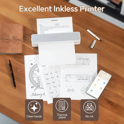HPRT MT610 Mini Thermal Printer – Wireless A4 Document Printer