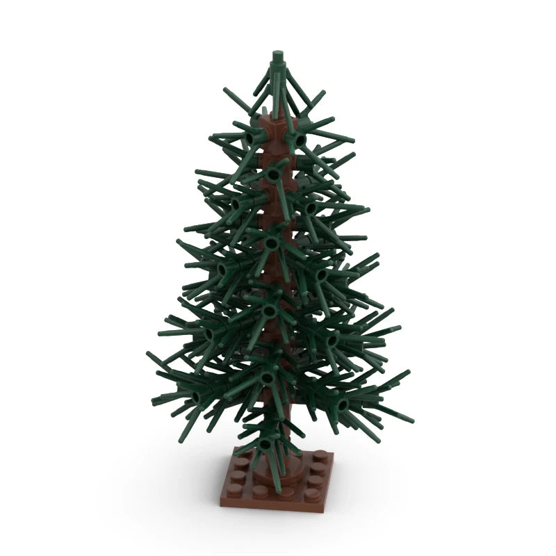 MOC City Series Scene Building Blocks Flower Shop Garden white poplar Men's restroom DIY Kids Toys Park Bench Street Lamp Toys