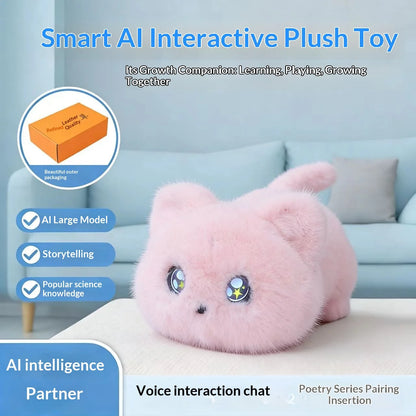 Intelligent Ai Talking Plush Toy In Stock Cute Stuffed Doll Interactive Desk Companion Soft Stuffed Animal Best Friend Gift
