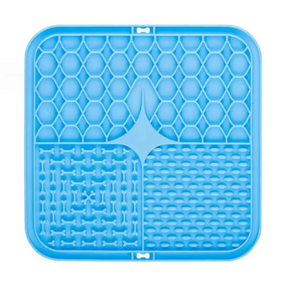 Silicone Lick Mat for Dogs & Cats | Slow Feeder with Suction Cups